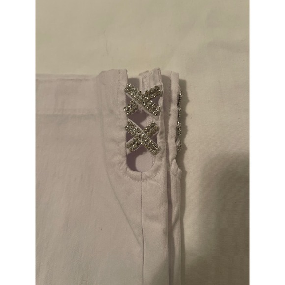 NWT 89th Madison White Dress pants comfort waist ankle length Women Sz 22 NWT - Picture 2 of 10